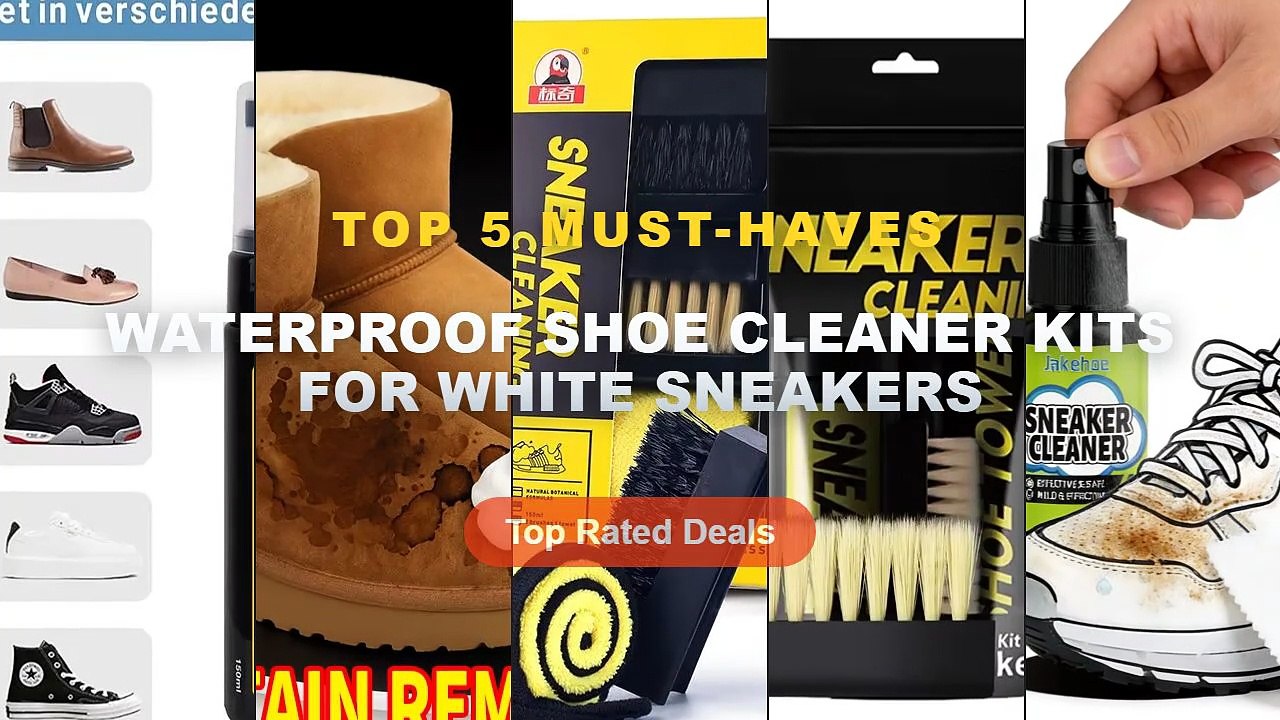 Amazing Waterproof Shoe Cleaner Kits For White Sneakers You Need To See - Professional Shoe Cleaner Sneaker Cleaning Kit...