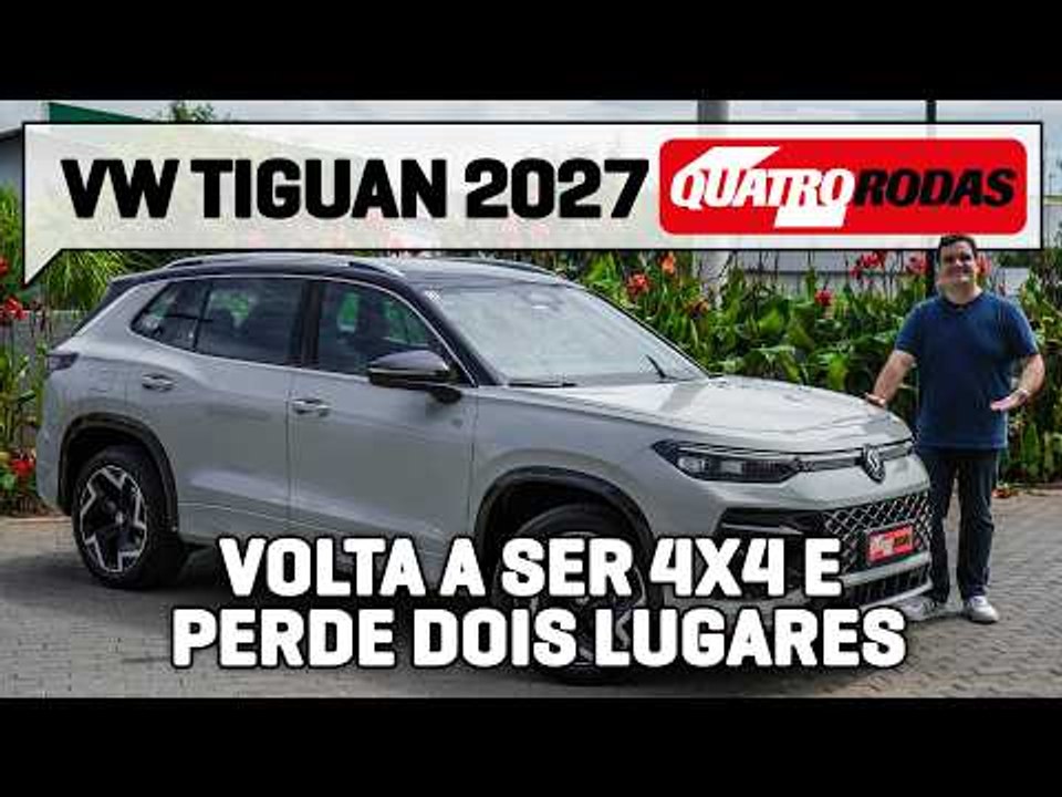 Novo VW Tiguan R-line está bem MAIS RÁPIDO e até MAIS ECONÔMICO com 272 cv