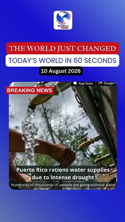 Puerto Rico rations water supplies due to intense drought.