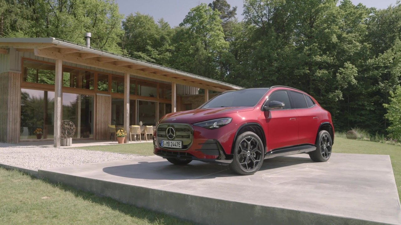 The all-new Mercedes-Benz GLA Exterior Design in Red