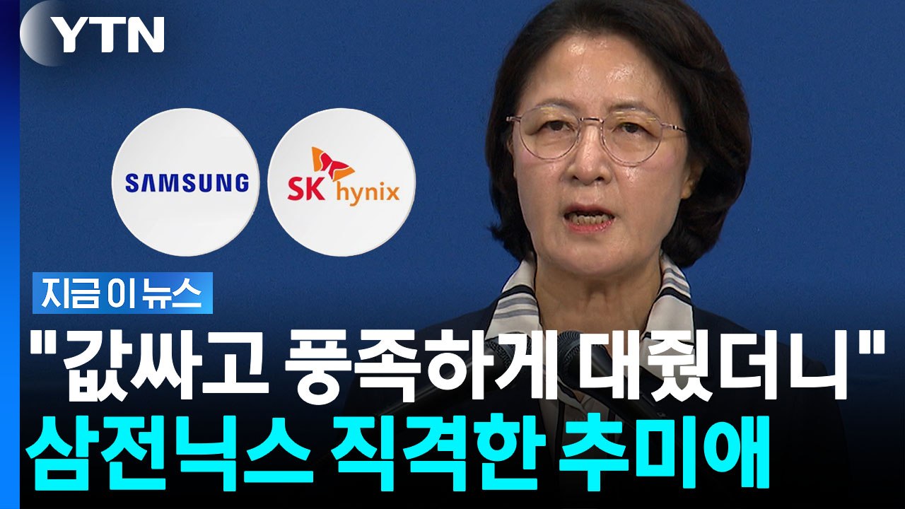 "인텔·TSMC와 정반대"…삼전닉스 공개 압박한 추미애 [지금이뉴스] / YTN