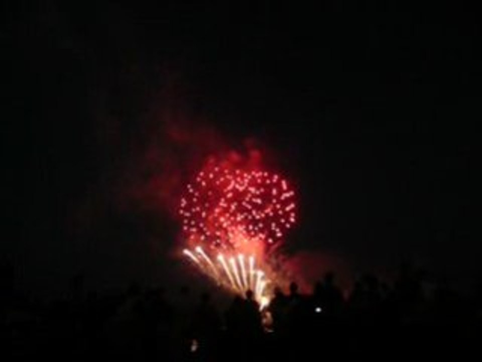 feux d'artifices à Campbell River