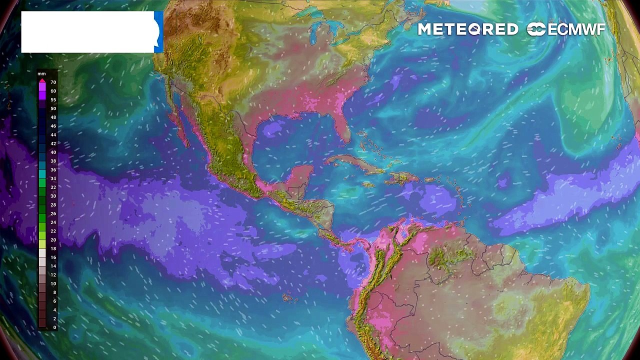 Semana con intensas lluvias del 10 al 16 de agosto en México