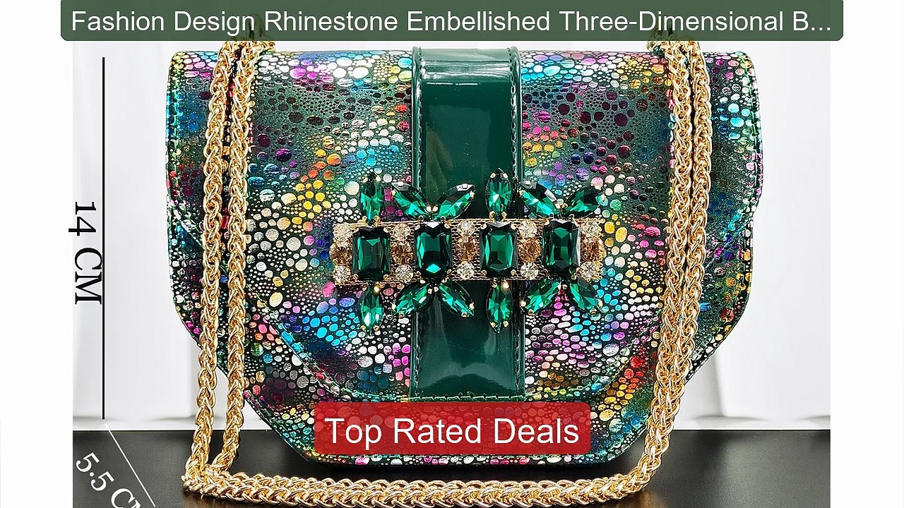 Fashion Design Rhinestone Embellished Three-Dimensional Bag And Goo... -- Top Rated 2026 | Buy Now!