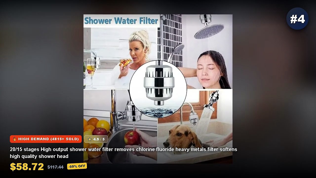 Ultimate Guide to the Best Shower Head Filters...