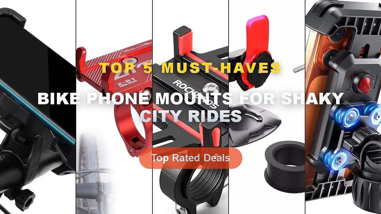 Bike Phone Mounts For Shaky City Rides: Top 5 Best Sellers