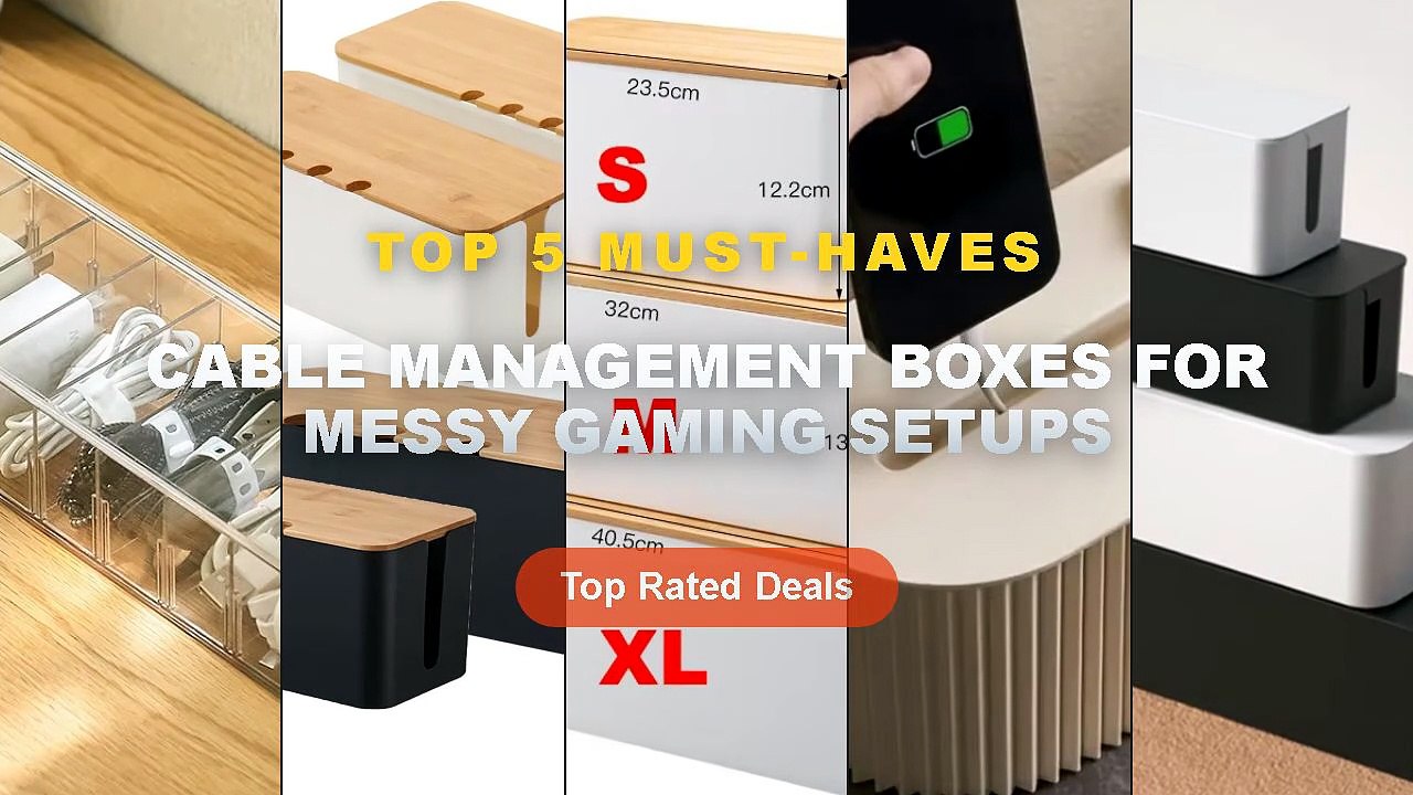 Why Everyone Is Buying Cable Management Boxes For Messy Gaming Setups