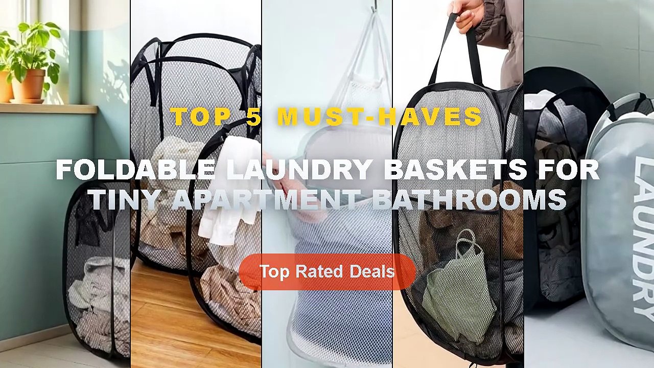 Best Foldable Laundry Baskets For Tiny Apartment Bathrooms on AliExpress | Review - Portable Mesh Pop Up Laundry Hamper ...