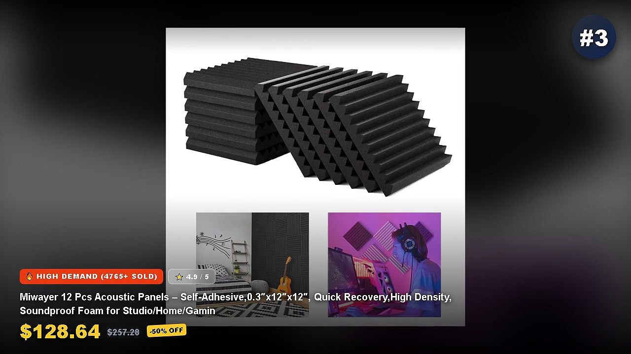Don't Buy Acoustic Foam Panels For Home Studio...