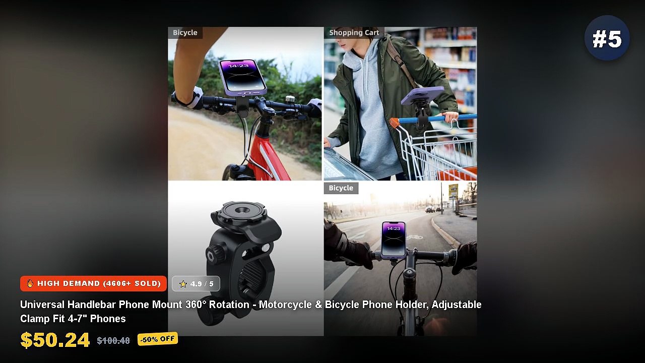 Why Everyone Is Buying Foldable Bike Phone Moun...
