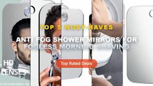 Cheap & Best Anti Fog Shower Mirrors For Fogless Morning Shaving Unboxing & Review