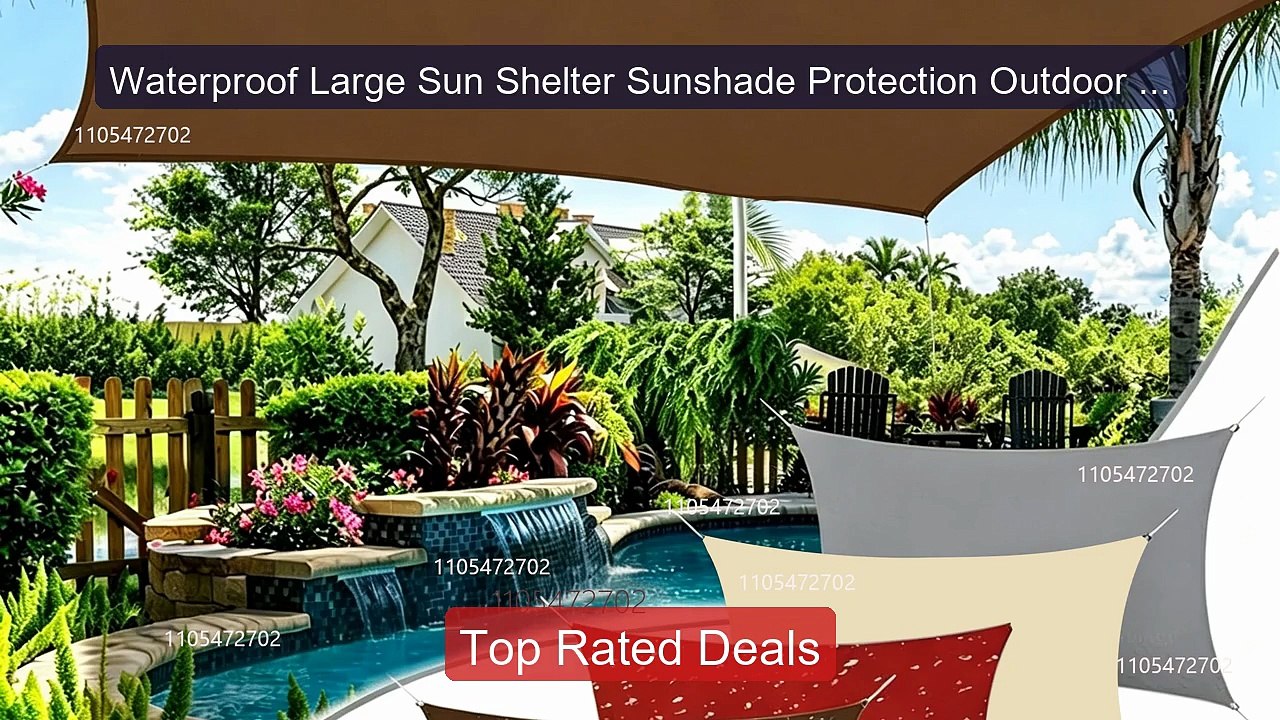 Waterproof Large Sun Shelter Sunshade Protection Outdoor Canopy Ga... -- Best Deal 2026 | Shop Now!