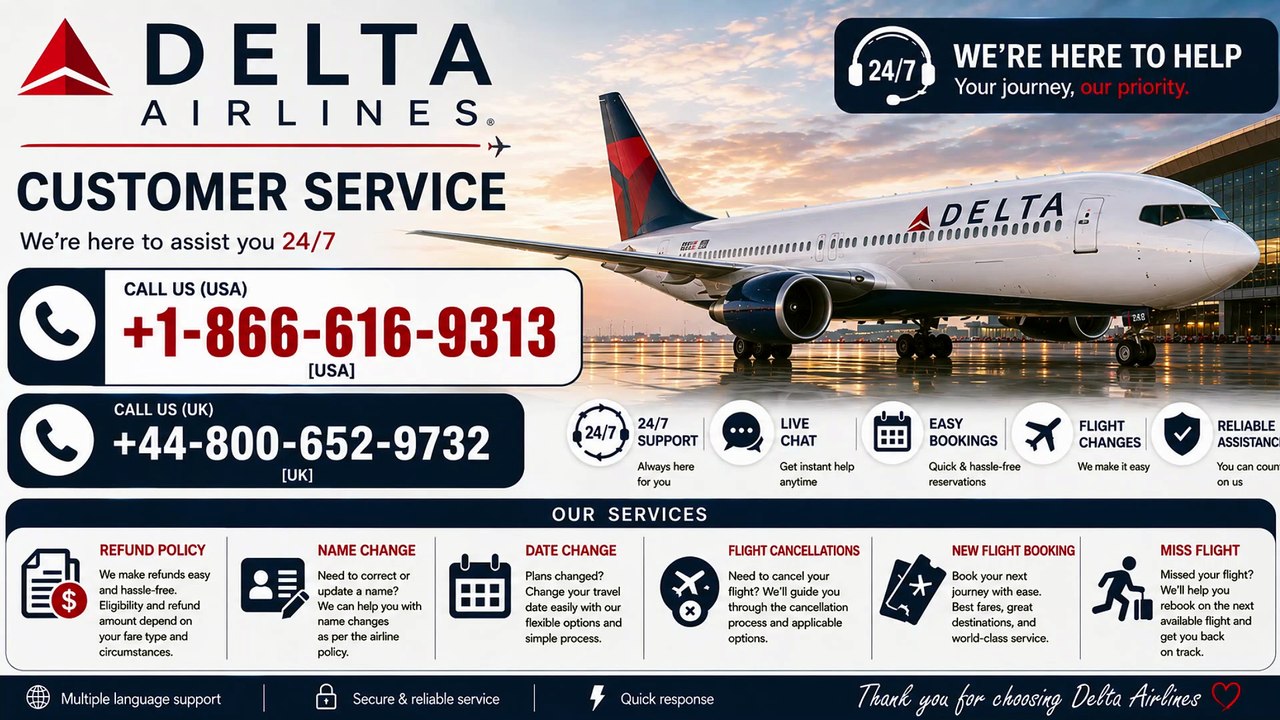 +1-866-616-9313 [REFUND POLICY 2@26] How To Get A Refund From Delta Air Lines [Complete Refund Cancellation Guide]