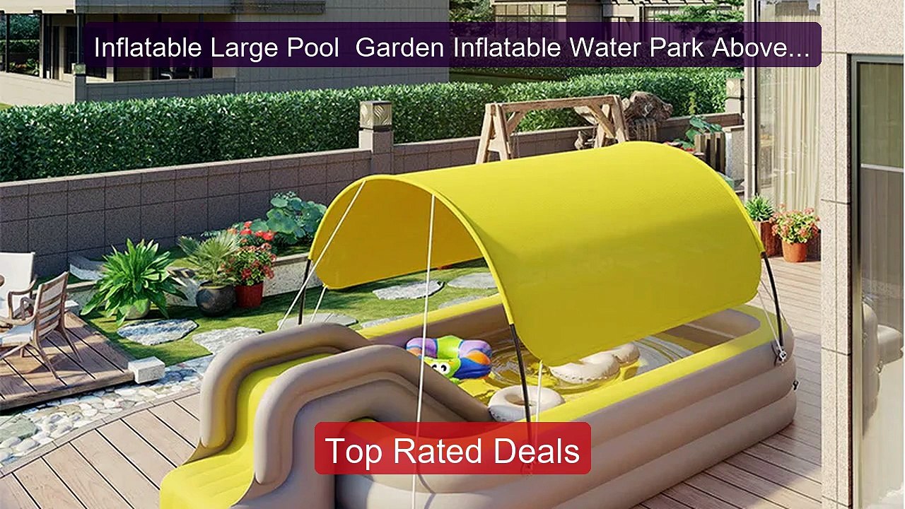Inflatable Large Pool  Garden Inflatable Water...