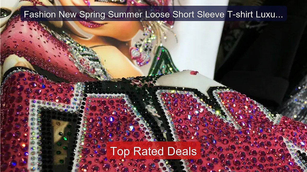 Fashion New Spring Summer Loose Short Sleeve T-shirt Luxury Cu... -- Hot Deal 2026 | Limited Offer!