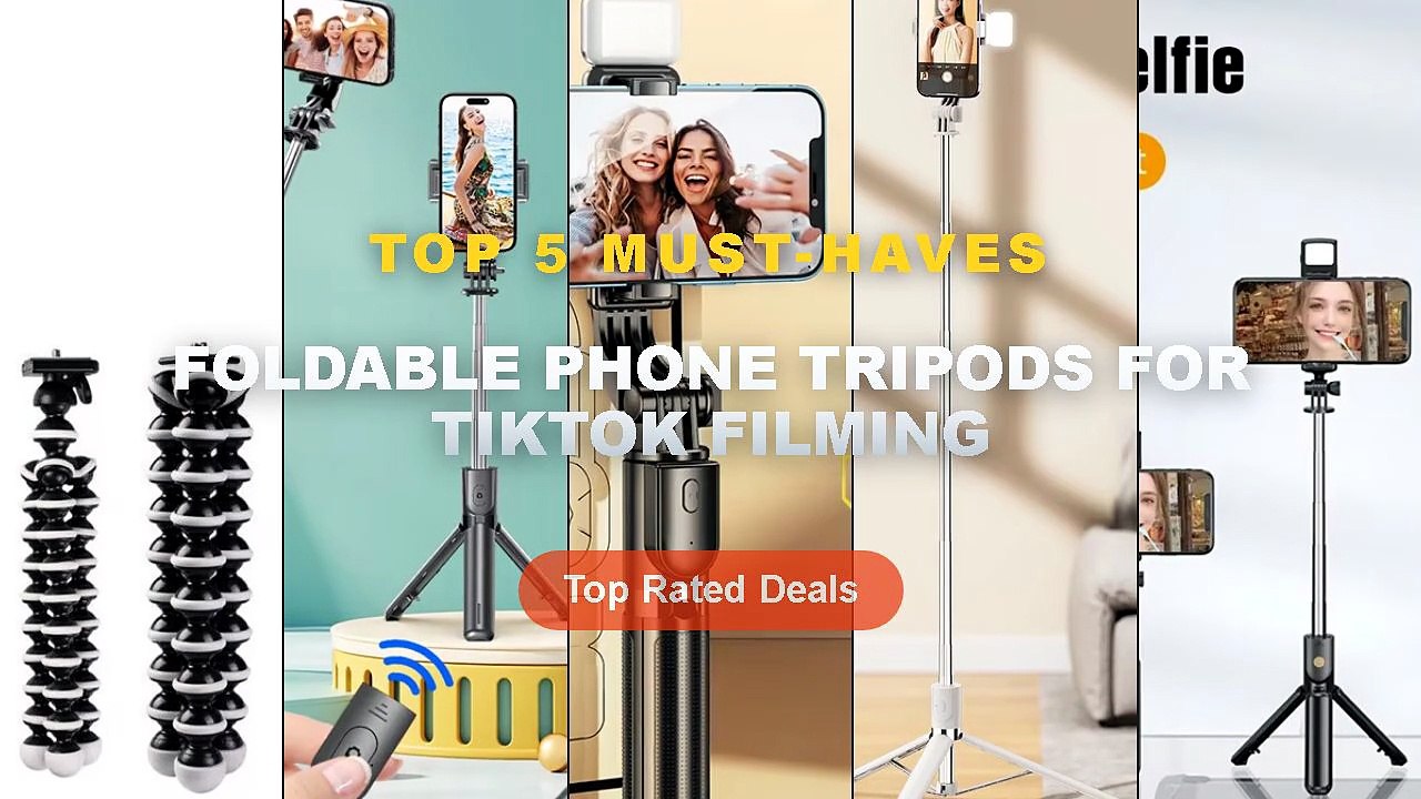 Don't Buy Foldable Phone Tripods For TikTok Filming Before Watching This! - Octopus Flexible Tripod Stand for Smartphone...