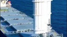 Cargo ships are sailing with the wind again