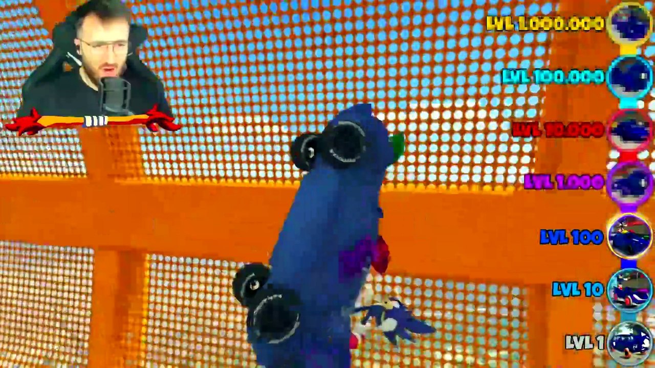 DE COCHE de DARK SONIC NIVEL 1 a NIVEL 1.000.000 en GTA 5 !! (Sonic Movie mod)