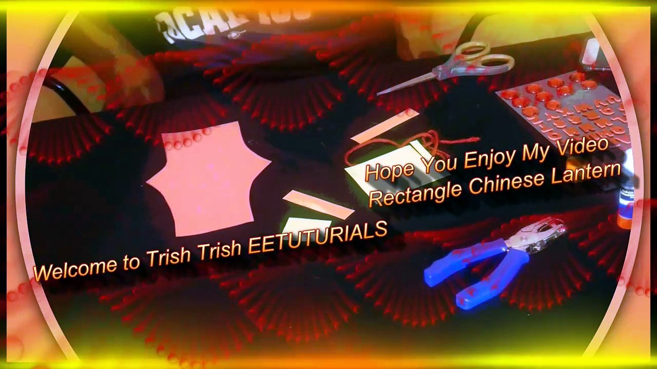 How to Make a Rectangle Chinese Lantern! 🏮✨ Ea...