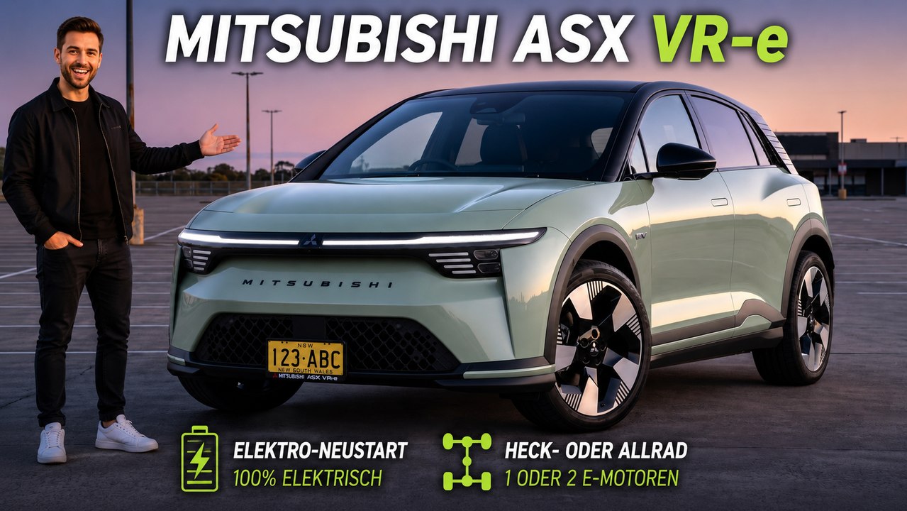 Mitsubishi ASX VR-e: Elektro-Neustart mit Heck- oder Allradantrieb