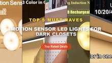 Amazing Motion Sensor LED Lights For Dark Closets You Need To See