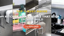 Don't Buy Kitchen Sink Caddies That Stop Sponge Mold Before Watching This!