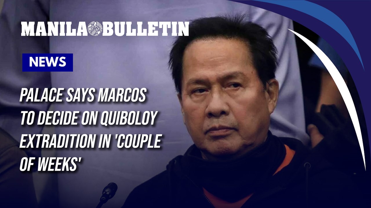 Palace says Marcos to decide on Quiboloy extradition in 'couple of weeks'