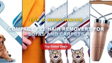 Compact Pet Hair Removers For Sofas And Carpets: Top 5 Best Sellers