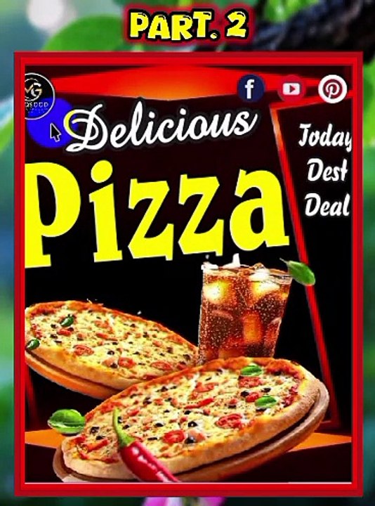 Pizza design deal social media Post part 2