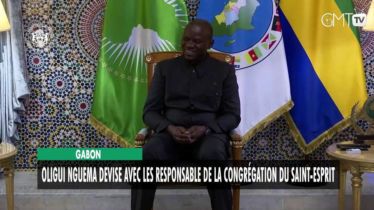 [#Reportage] Gabon : Oligui Nguema devise avec les responsable de la Congrégation du Saint-Esprit