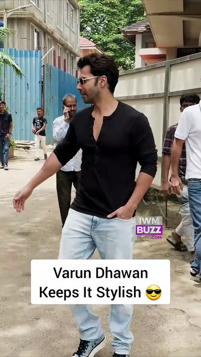 Varun Dhawan Keeps It Stylish As He Steps Out After A Meeting