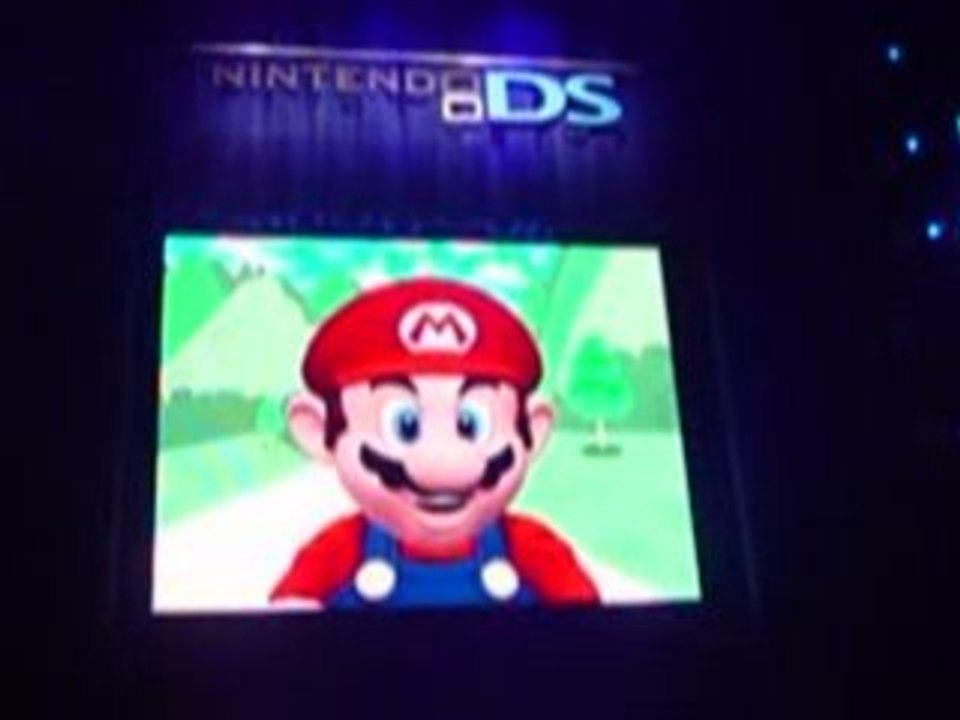 Mario introduces the DS - E3 2004 [V2]