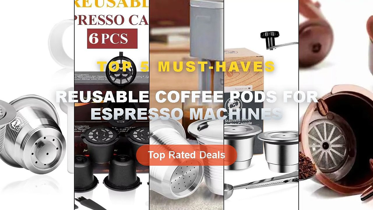 Top 5 Best Reusable Coffee Pods For Espresso Ma...