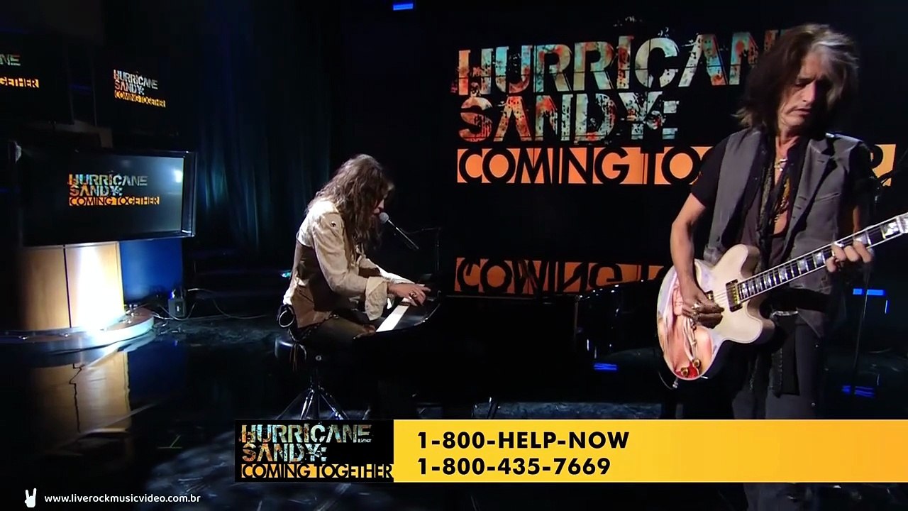 Aerosmith - Dream on - Live @ hurricane sandy coming together 2012 - HD