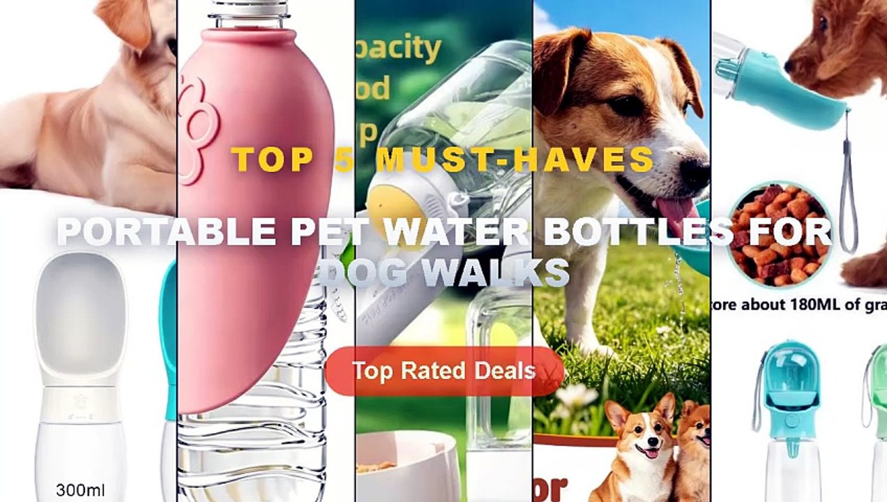 Why Everyone Is Buying Portable Pet Water Bottles For Dog Walks - 320/500ML Portable Dog Cat Water Bottle for Dog Gourd ...