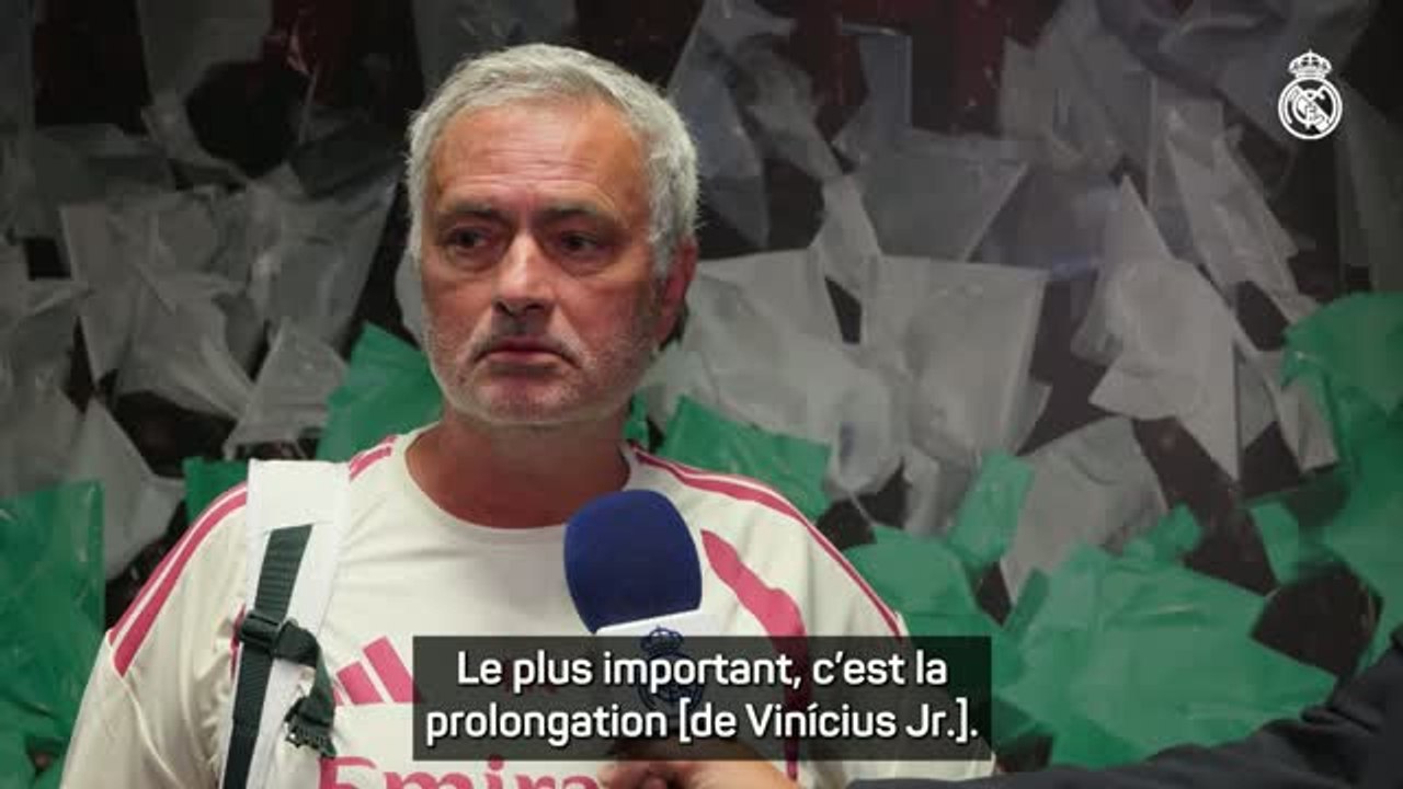 Real Madrid - Mourinho : “La prolongation de Vinícius Jr est une joie pour tout le monde”
