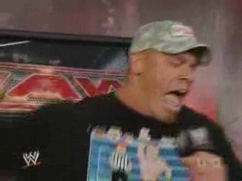 Cena accepts JBL's challenge - Raw 7/14/08