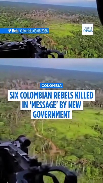 Six Colombian rebels killed in 'message' by President Abelardo de la Espriella's new government