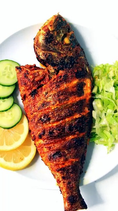 Healthy Grilled Fish Dinner recipe-Grilled fish