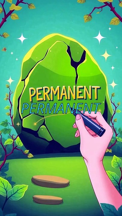 10000 palabras en inglés - ¿Qué significa permanent?