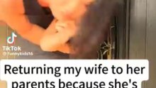 Husband Drops Wife at Her Parents' Door and Runs Away! 😂🤣 #HusbandWife  #Comedy #Hilarious #FunnyMoments