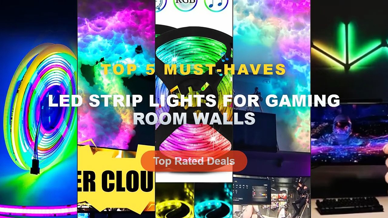 Best LED Strip Lights For Gaming Room Walls on...