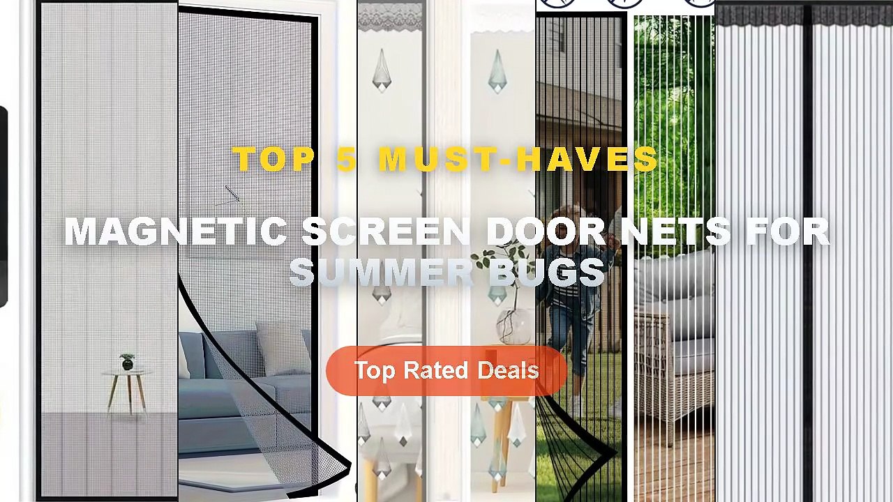 Top 5 Best Magnetic Screen Door Nets For Summer Bugs (Must Have!)
