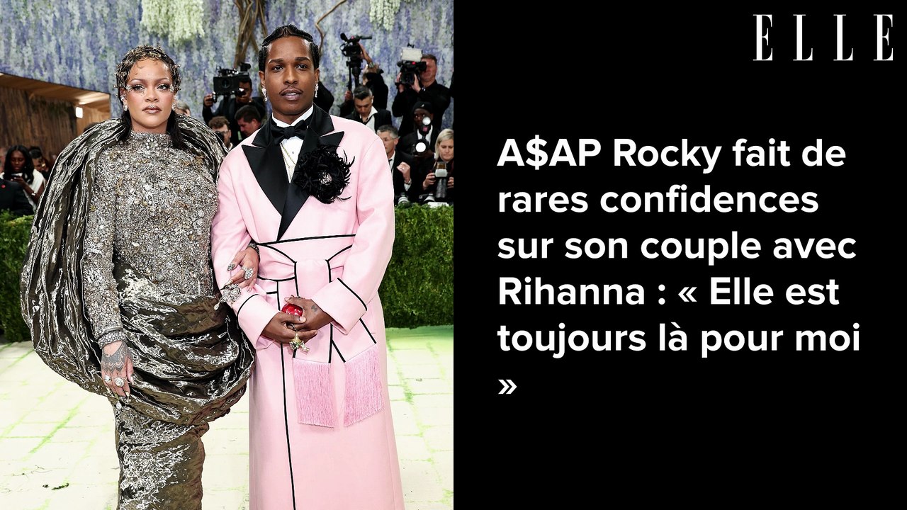 A$AP Rocky fait de rares confidences sur son couple avec Rihanna : « Elle est toujours là pour moi »