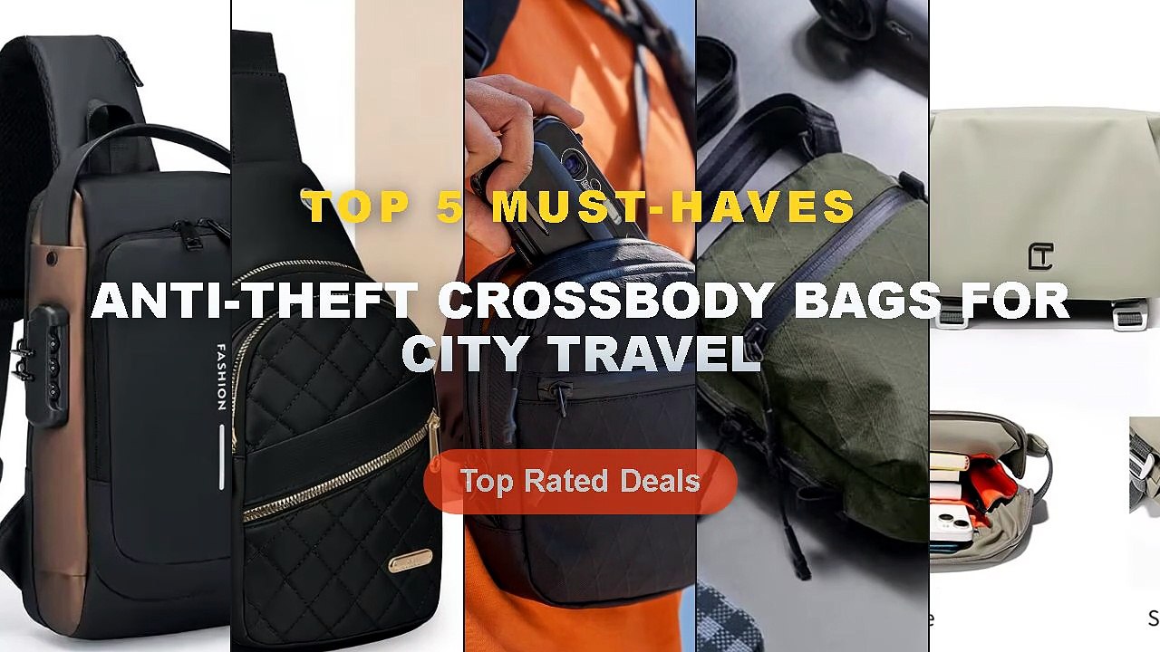 Don't Buy Anti-Theft Crossbody Bags For City Travel Before Watching This! - City Pack RFID Blocking Crossbody XPAC Shoul...