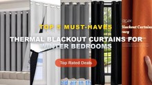 Why Everyone Is Buying Thermal Blackout Curtains For Winter Bedrooms - Modern Thermal Insulated Noise Reducing Blackout ...