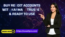 Buy Reddit accounts | aged, real karma, subreddit history
