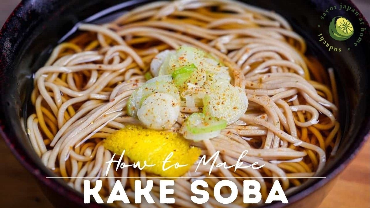 How to Make Kake Soba (Hot Soba Noodle Soup)