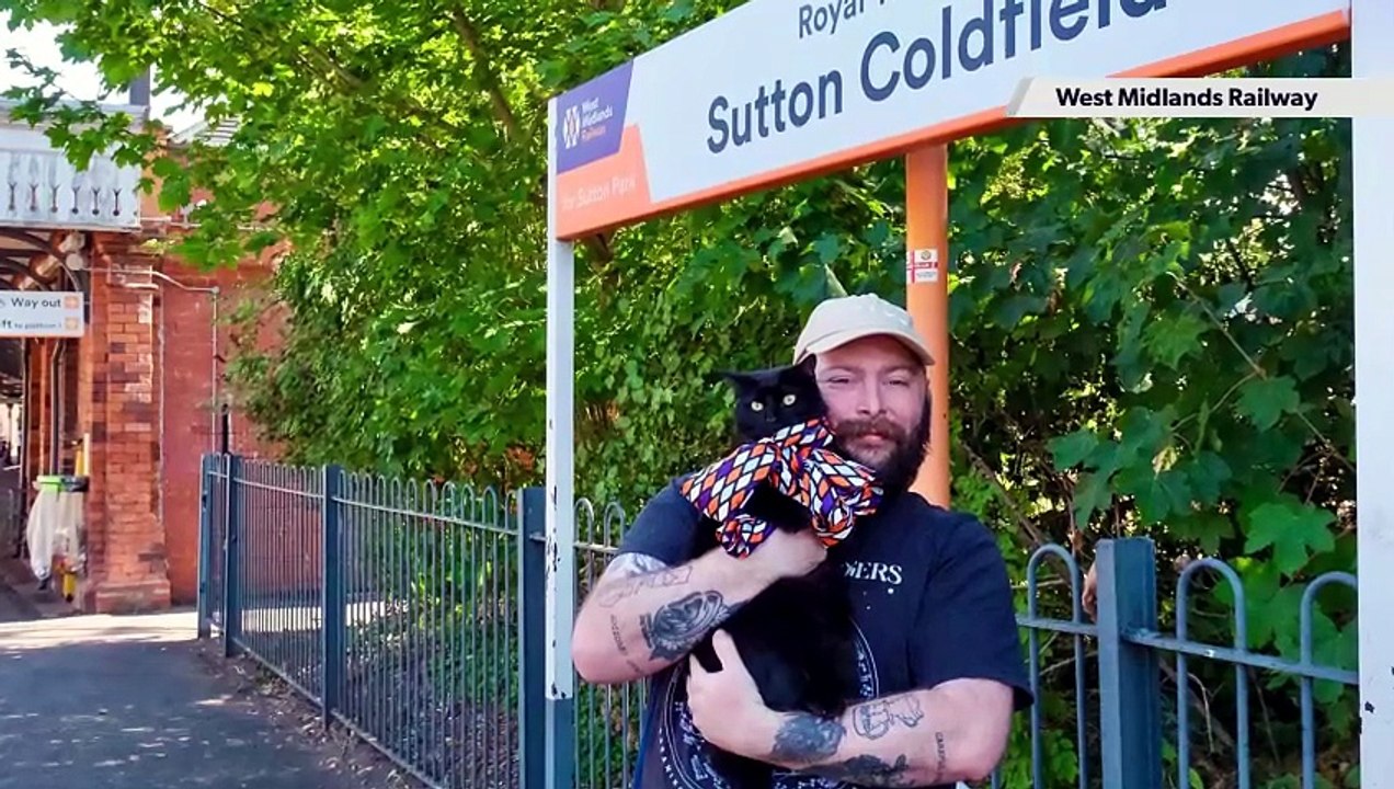 Sutton Coldfield station cat gets dream job with West Midlands Railway