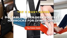 Why Everyone Is Buying Foldable Under-Desk Footrest Hammocks For Office Chairs